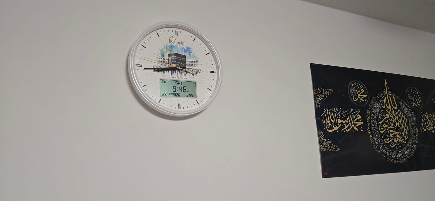 Customer photo review of Sajada Azan Clock