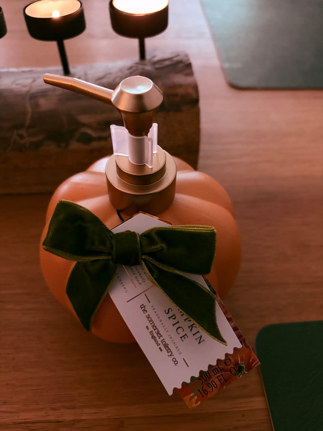 Customer photo review of Pumpkin Spice Flüssigseife im Kürbis-Seifenspender, 500 ml