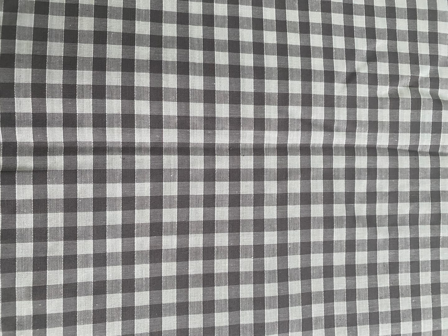 Customer photo review of 1/4 inch Gingham Polycotton Fabric