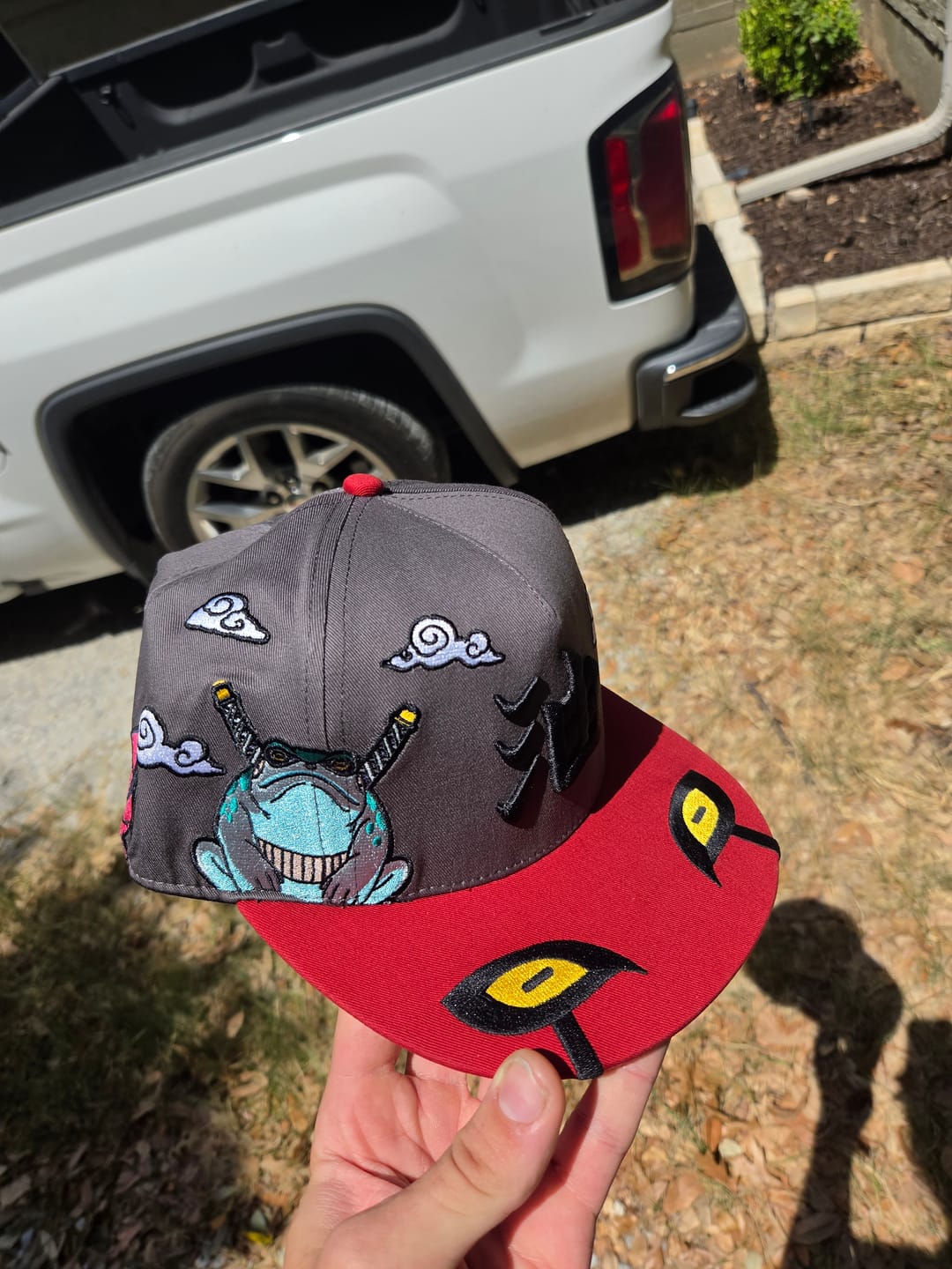 Customer photo review of Toadland Snapback Cap
