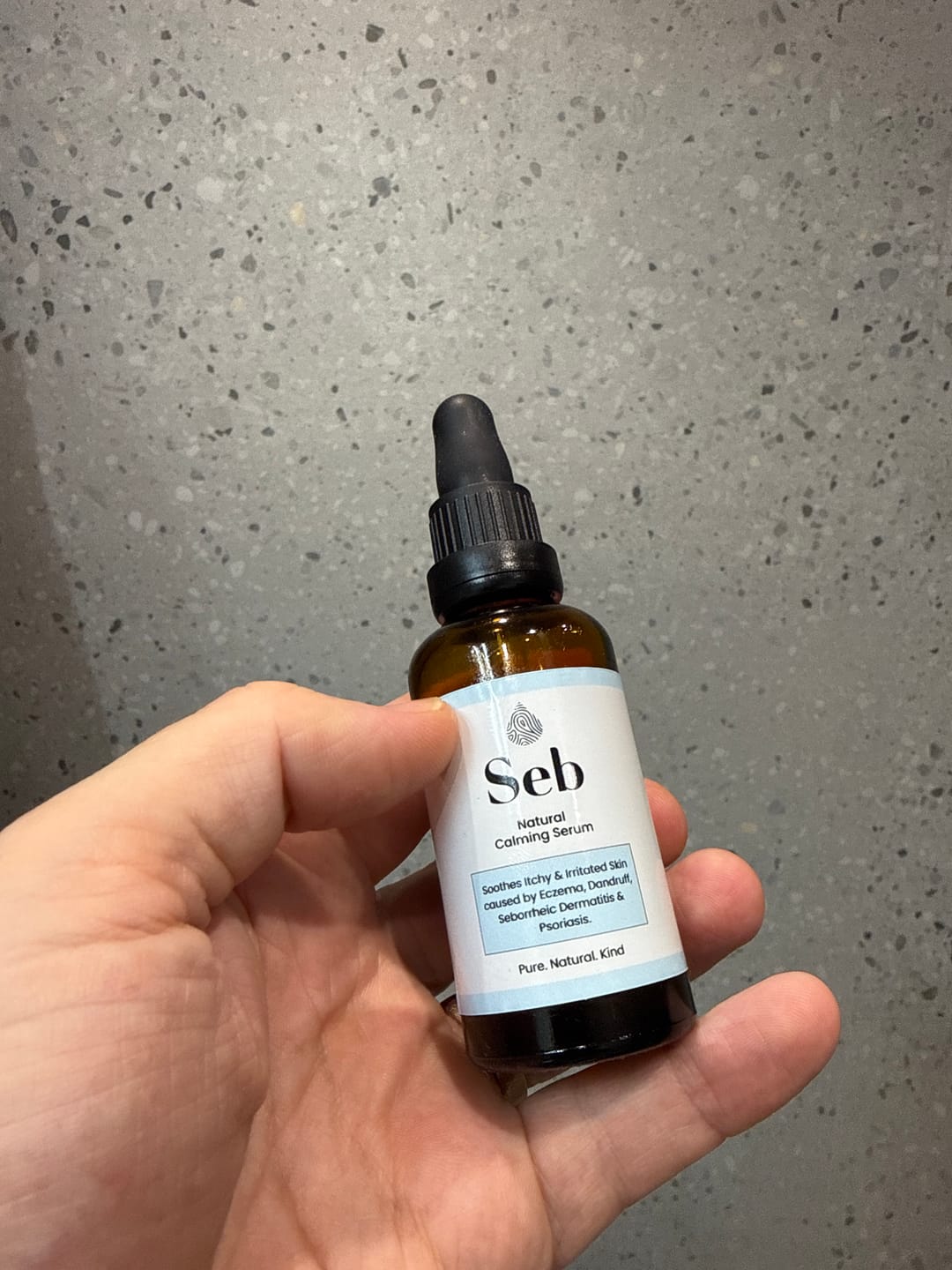 Customer photo review of Seb Natural Calming Serum