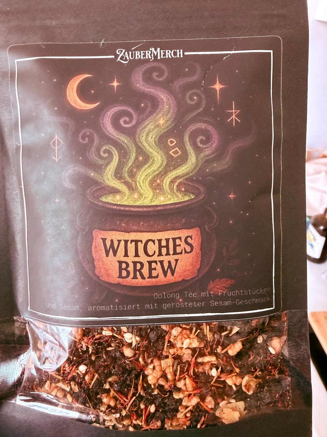 Customer photo review of Witches Brew – Oolong Tee mit geröstetem Sesam | Halloween Tee