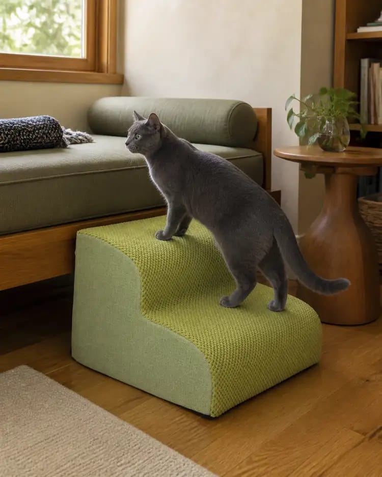 Customer photo review of Orthopedic Dog Stairs for Joint Relief