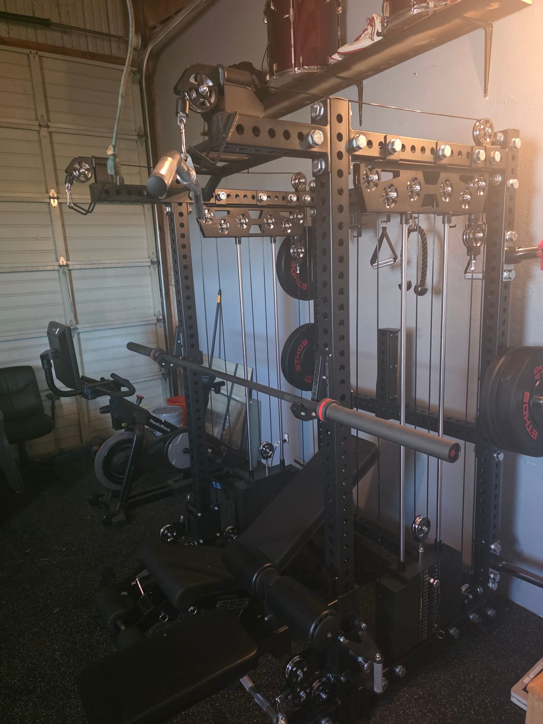 Customer photo review of HD1 Squat Rack Functional Trainer