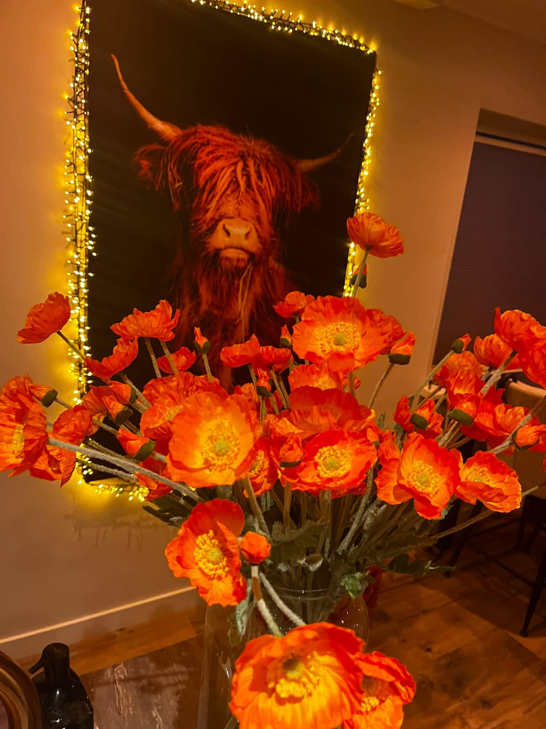 Customer photo review of Zijden Klaprozen - Licht oranje