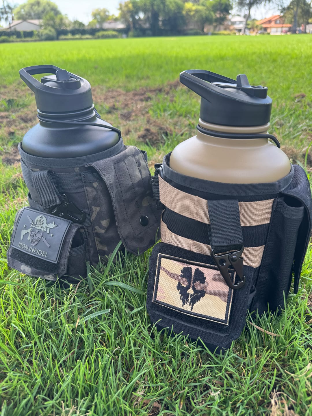 Customer photo review of 64oz Battle Bottle Water Bottles
