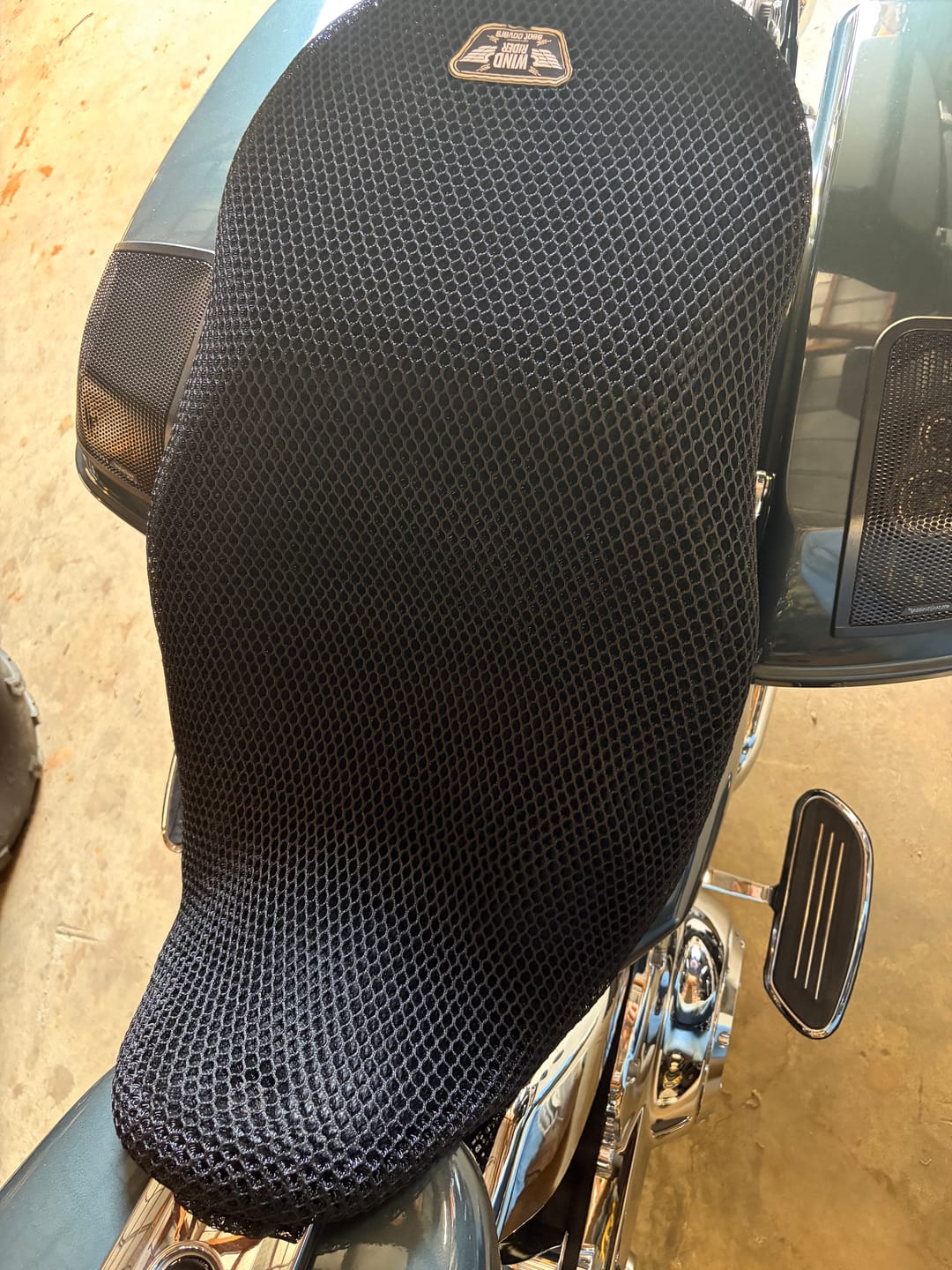 Customer photo review of Wind Rider Seat Cover