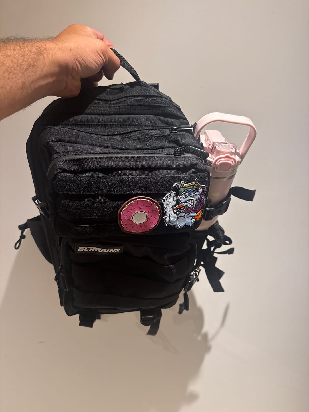Customer photo review of Botella Térmica de Aluminio Rosa 1L