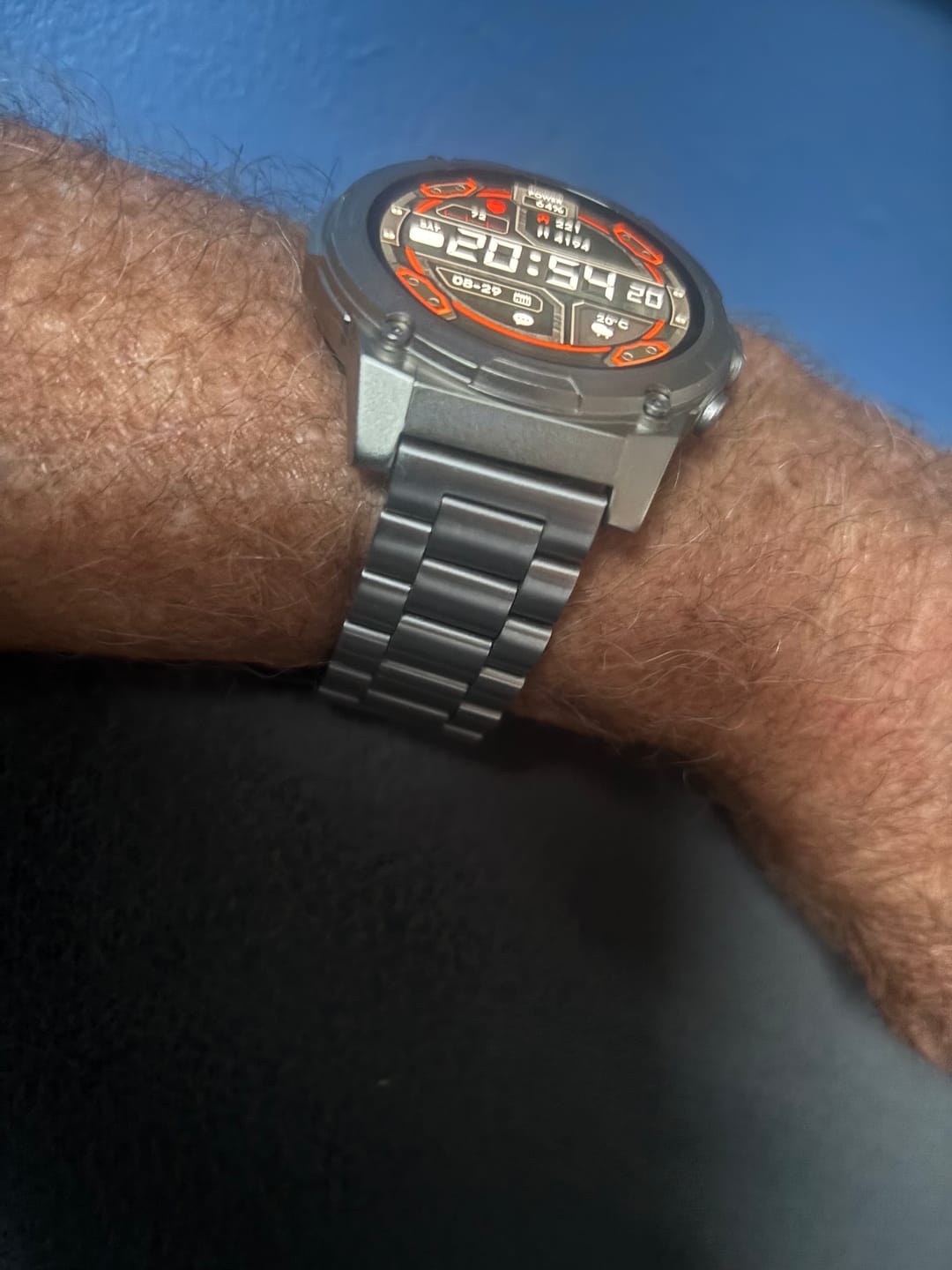 Customer photo review of Bracelet acier argenté