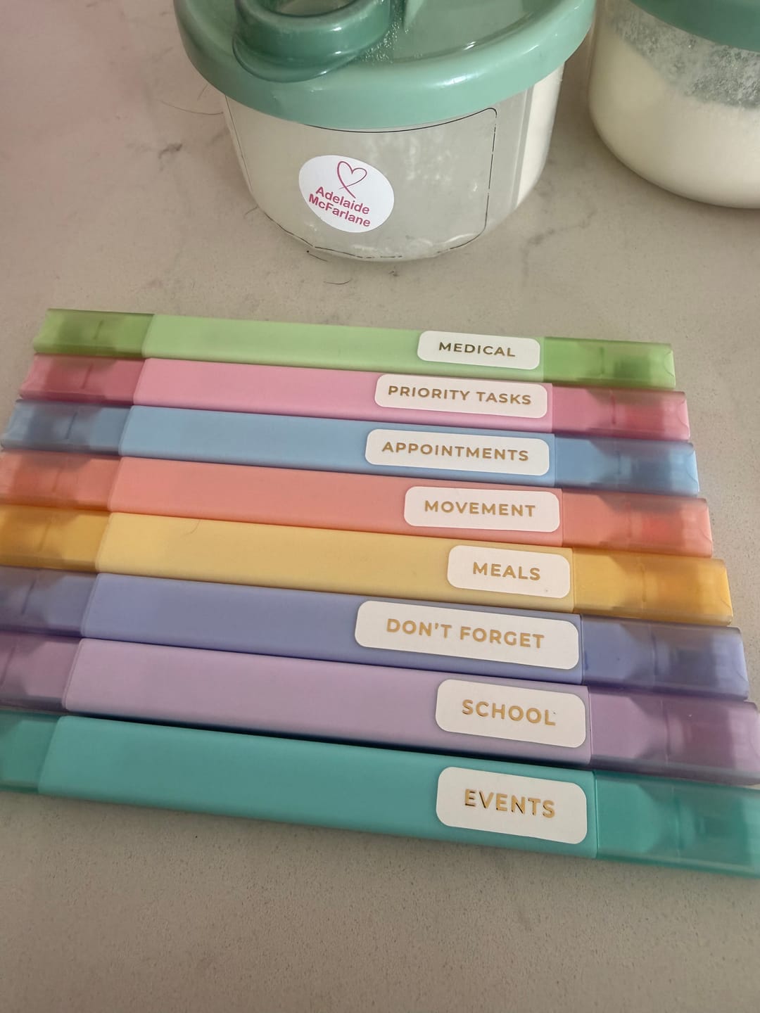 Customer photo review of Pastel Highlighters - Planning Pack