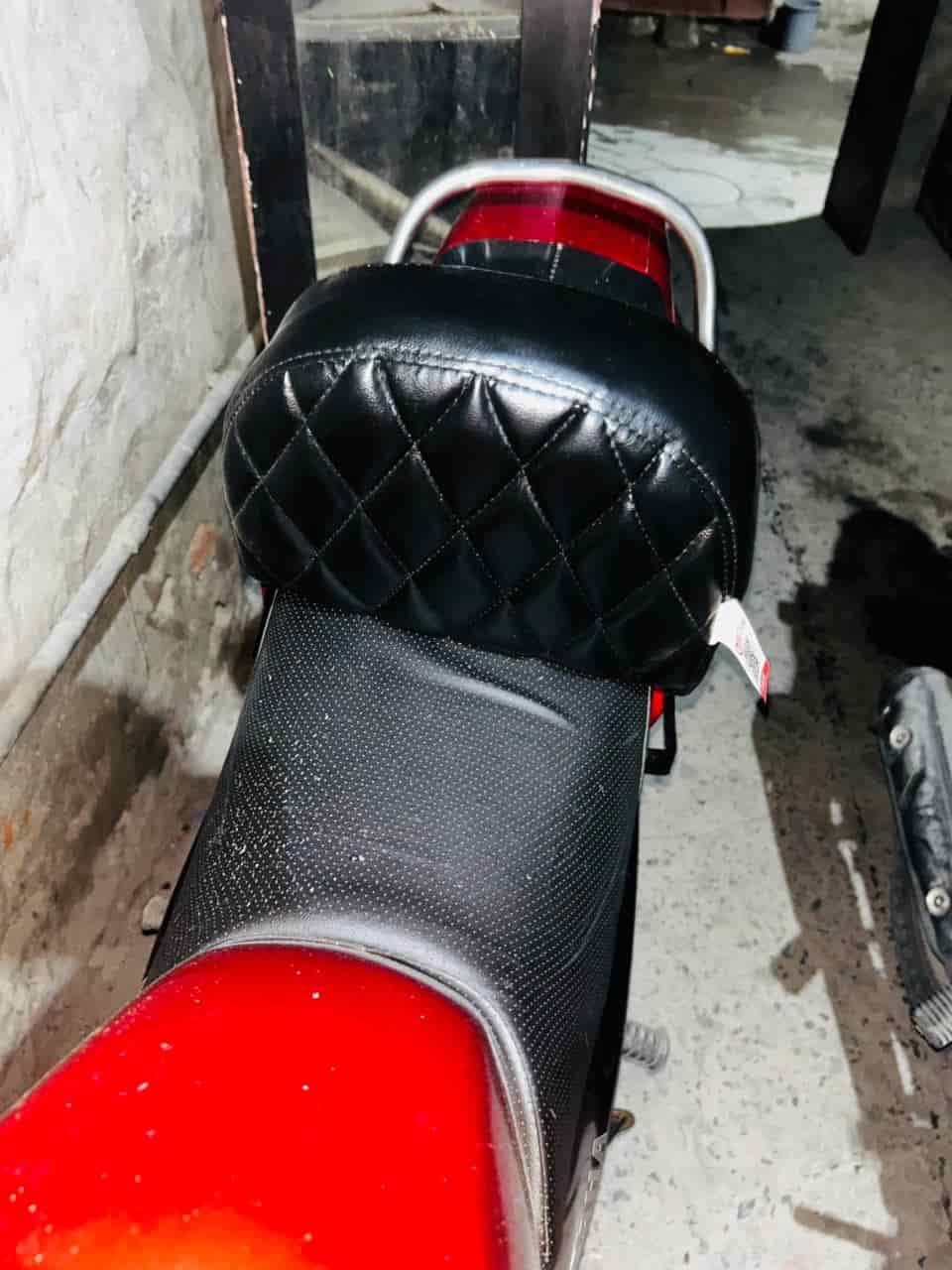 Customer photo review of Bike Back Rest - Comfortable Back Support (Model-Specific)
