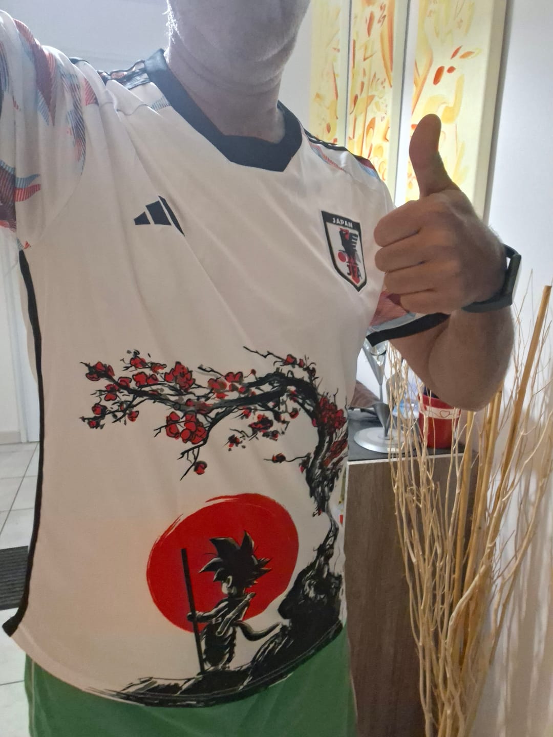 Customer photo review of MAILLOT JAPON 2022/23 - EXTERIEUR EDITION KID GOKU