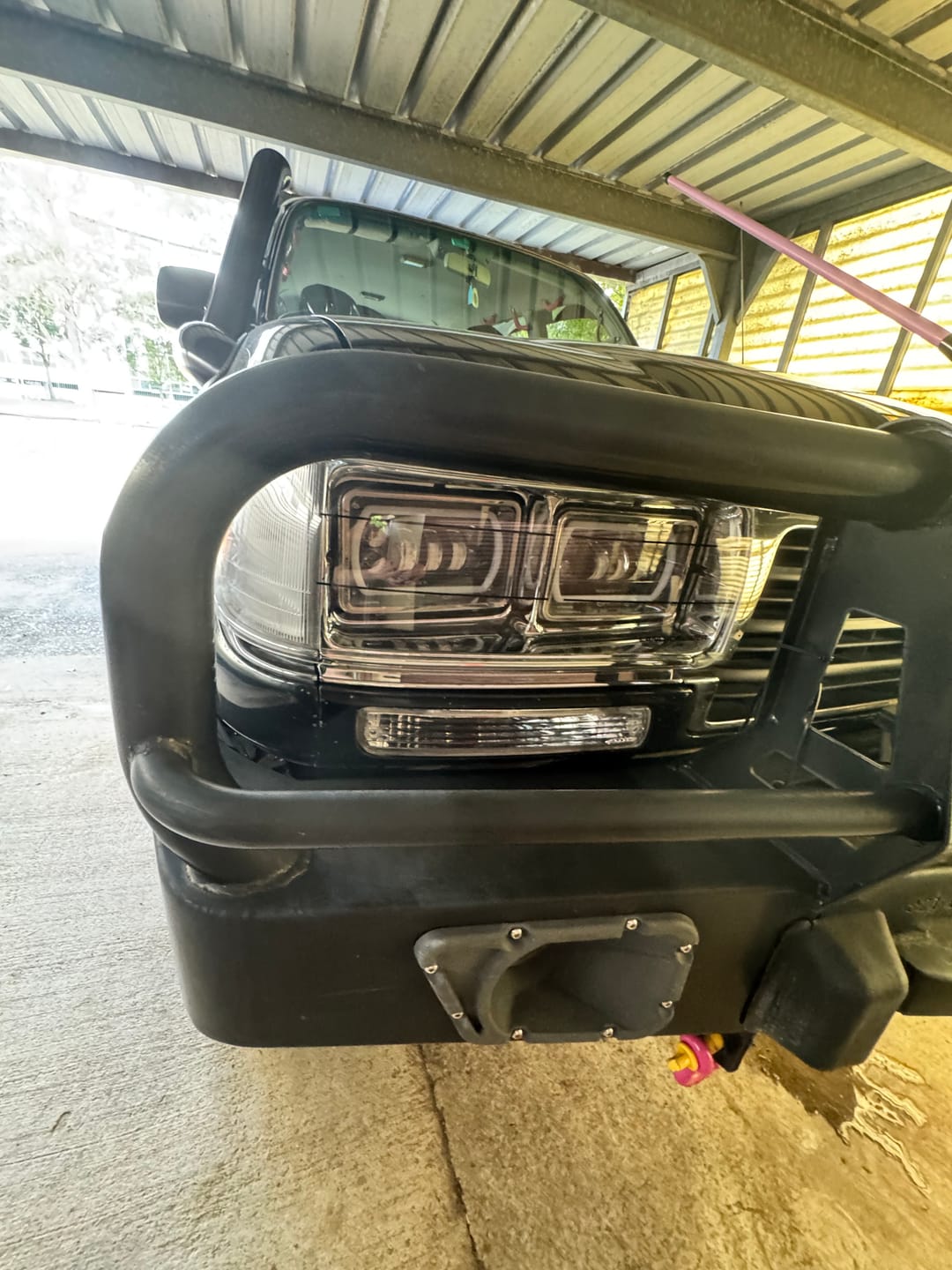 Customer photo review of Front Bumper Indicators to suit Toyota 80 Series