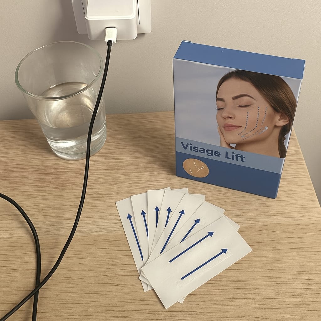 Customer photo review of Visage Lift nevidljive trakice za instant zatezanje lica 1+1 GRATIS