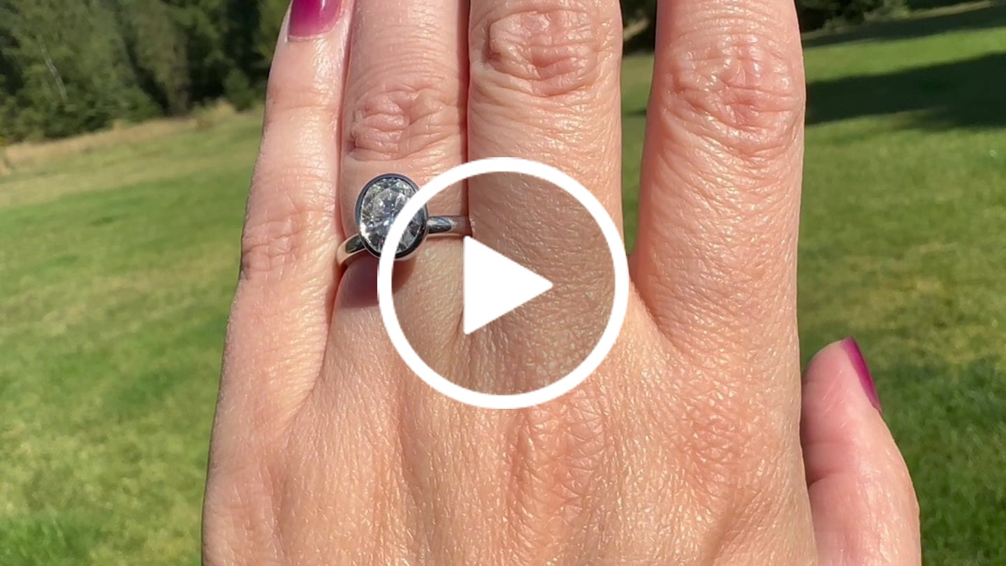 Customer video review of Engagement Ring Settings: Sterling Silver/K Gold/ Platinum Pricing