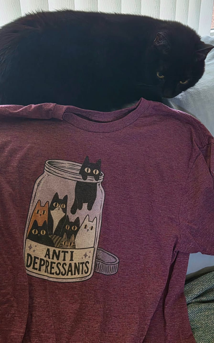 Customer photo review of Anti Depressants Tee