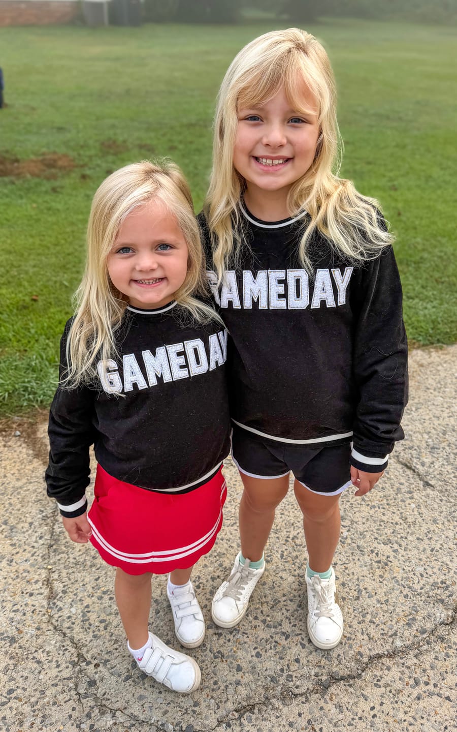 Customer photo review of Gameday Varsity Sweatshirt