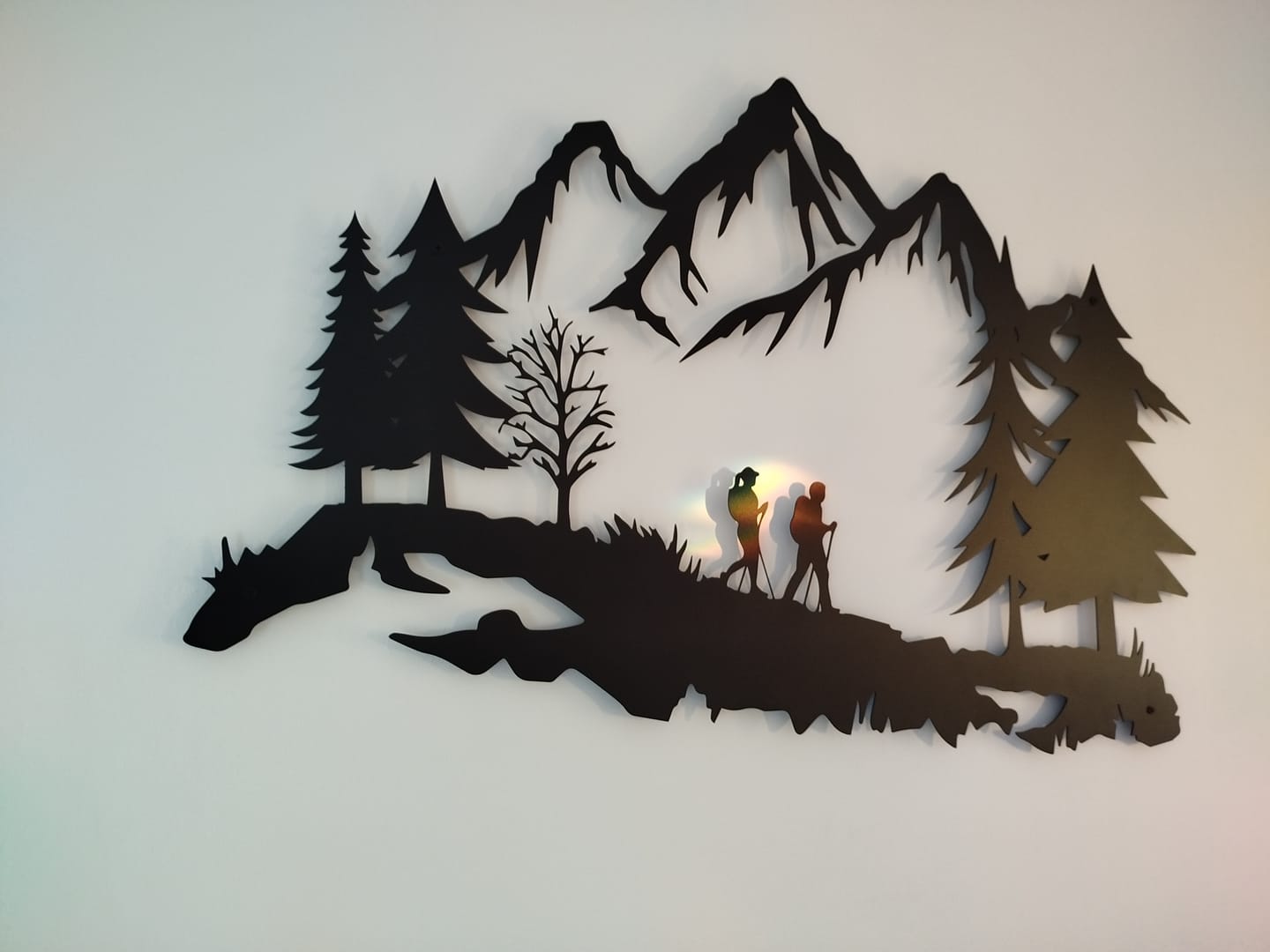 Customer photo review of Décoration Murale en Métal - Les Aventuriers de la Montagne (V.02)