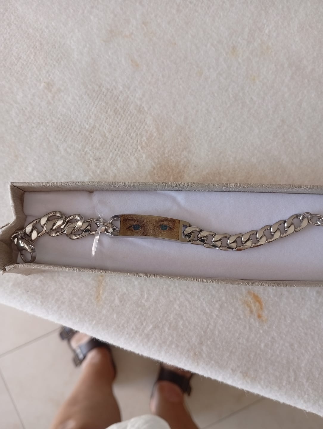 Customer photo review of Bracciale Sguardo D'Amore Unisex