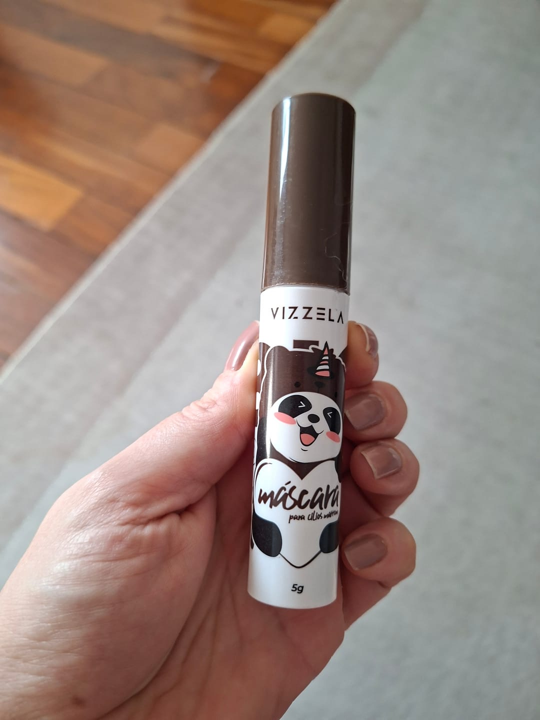 Customer photo review of Máscara Big No Panda Brown Vizzela - Marrom