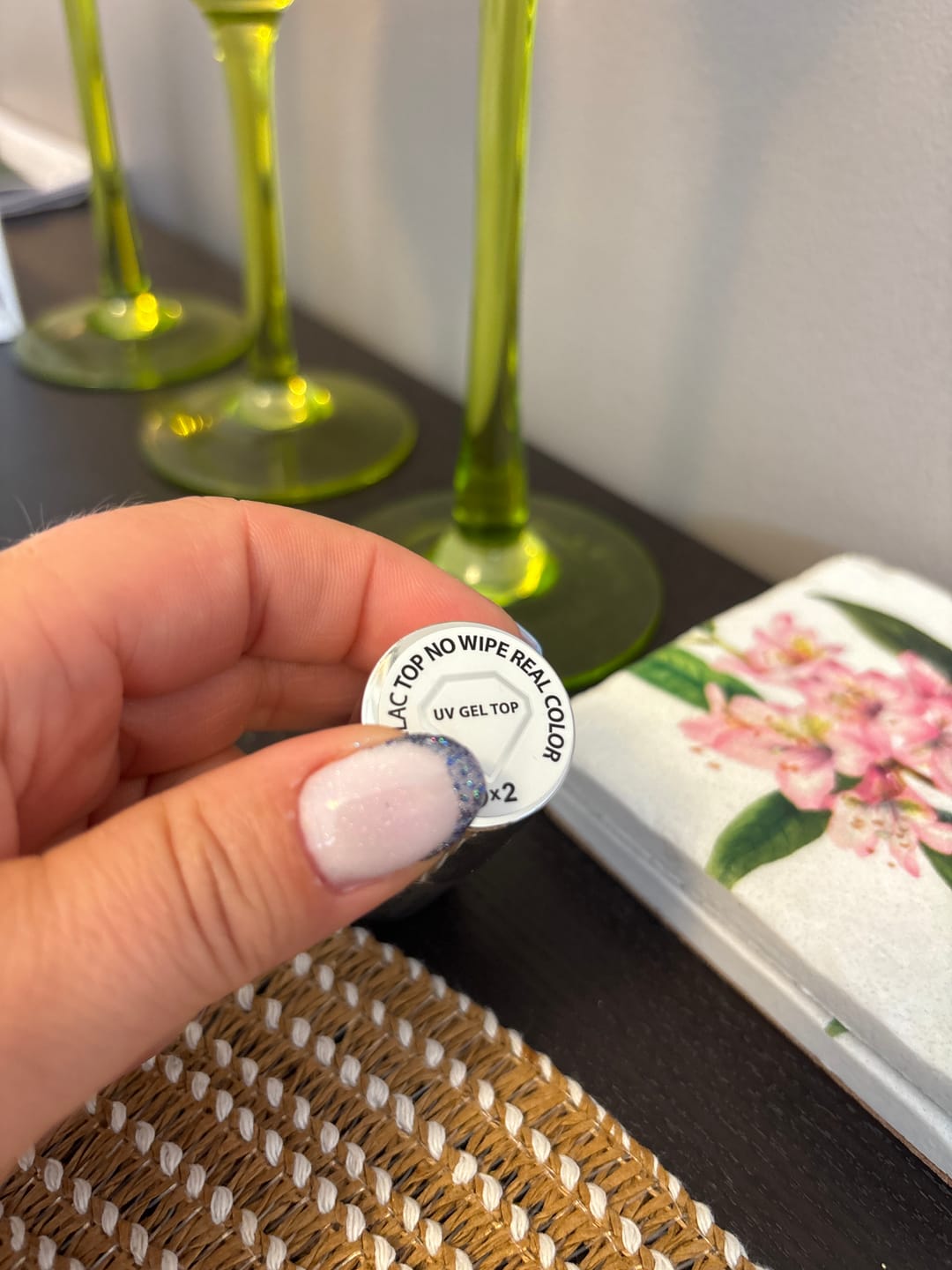 Customer photo review of Semilac Top Coat No Wipe Real Colour UV Gel Polish
