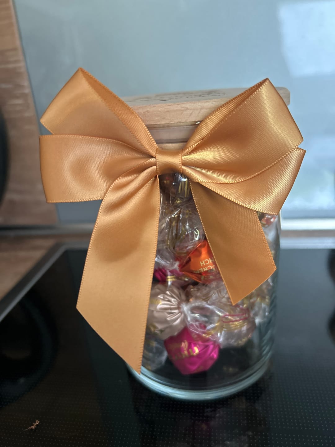 Customer photo review of Geschenk-Glas "Glück ist, eine Freundin wie dich zu haben"