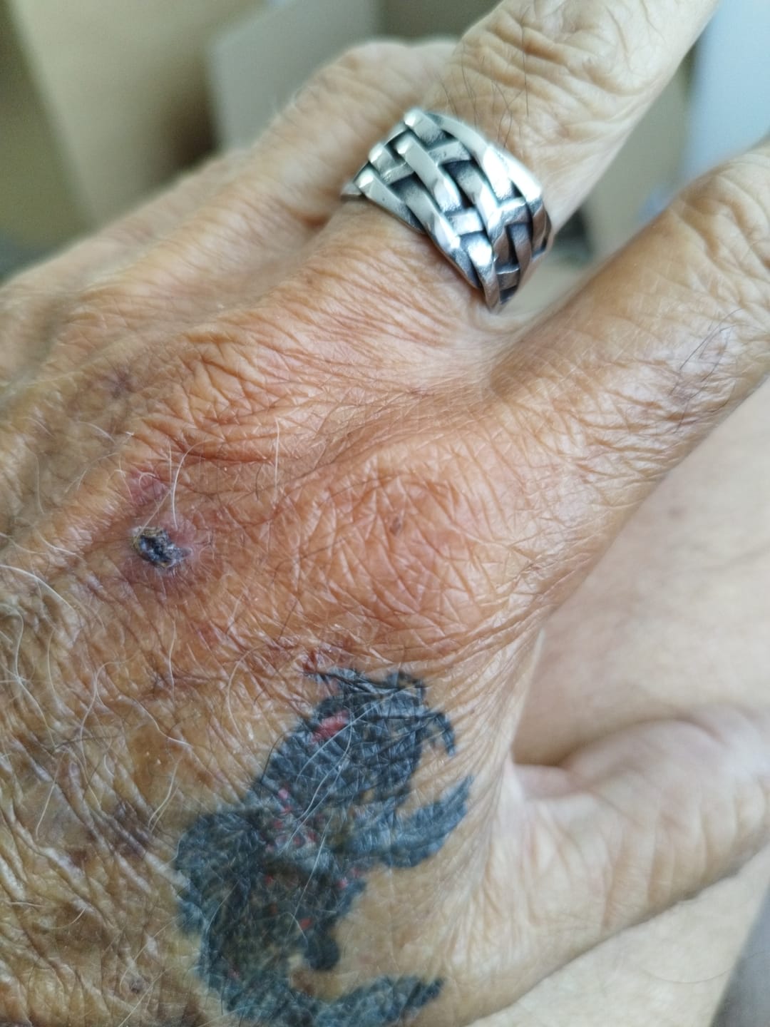 Customer photo review of Anillo Inter Wave - Acero Inox.