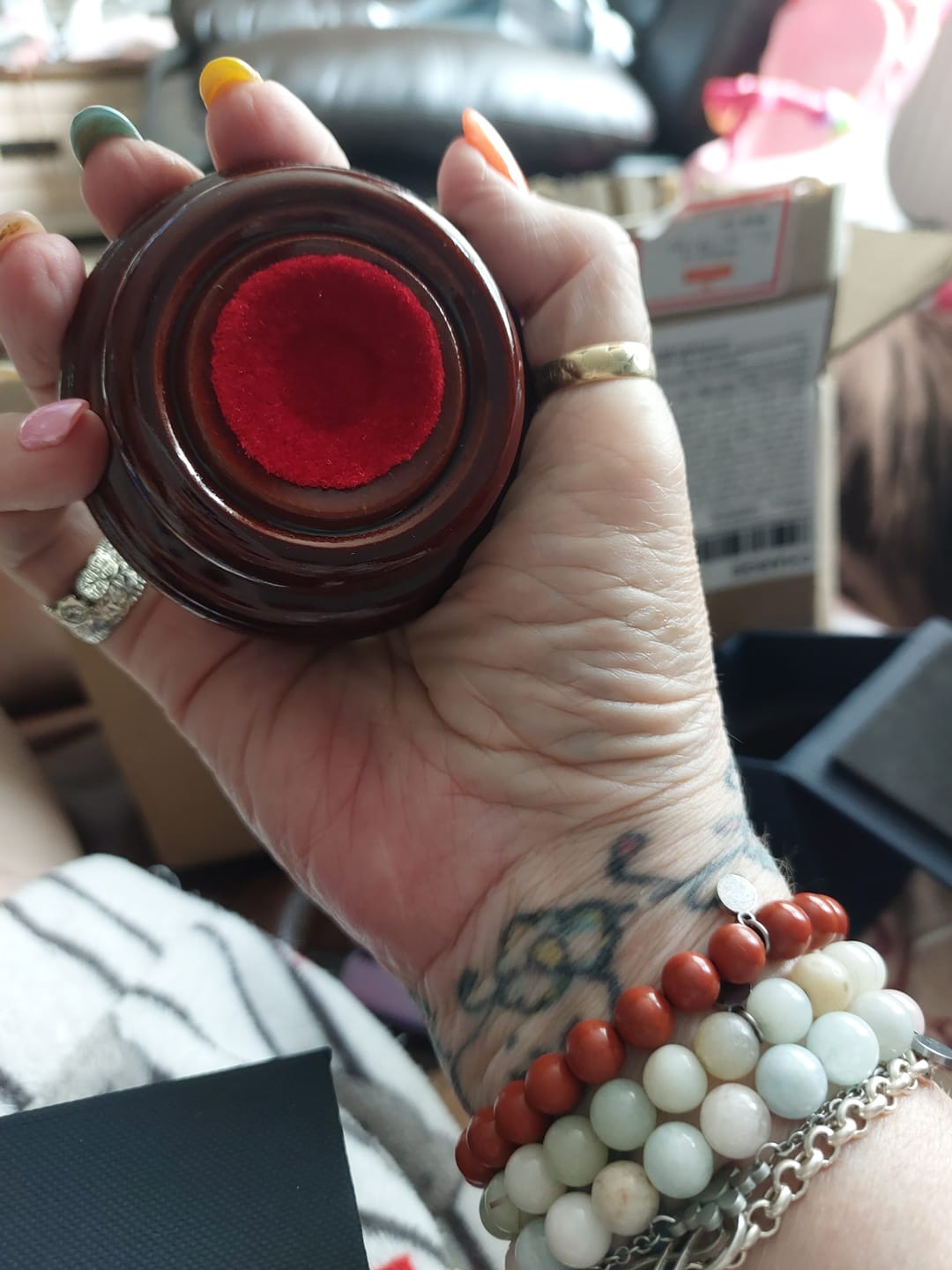 Customer photo review of Large Sphere Stand