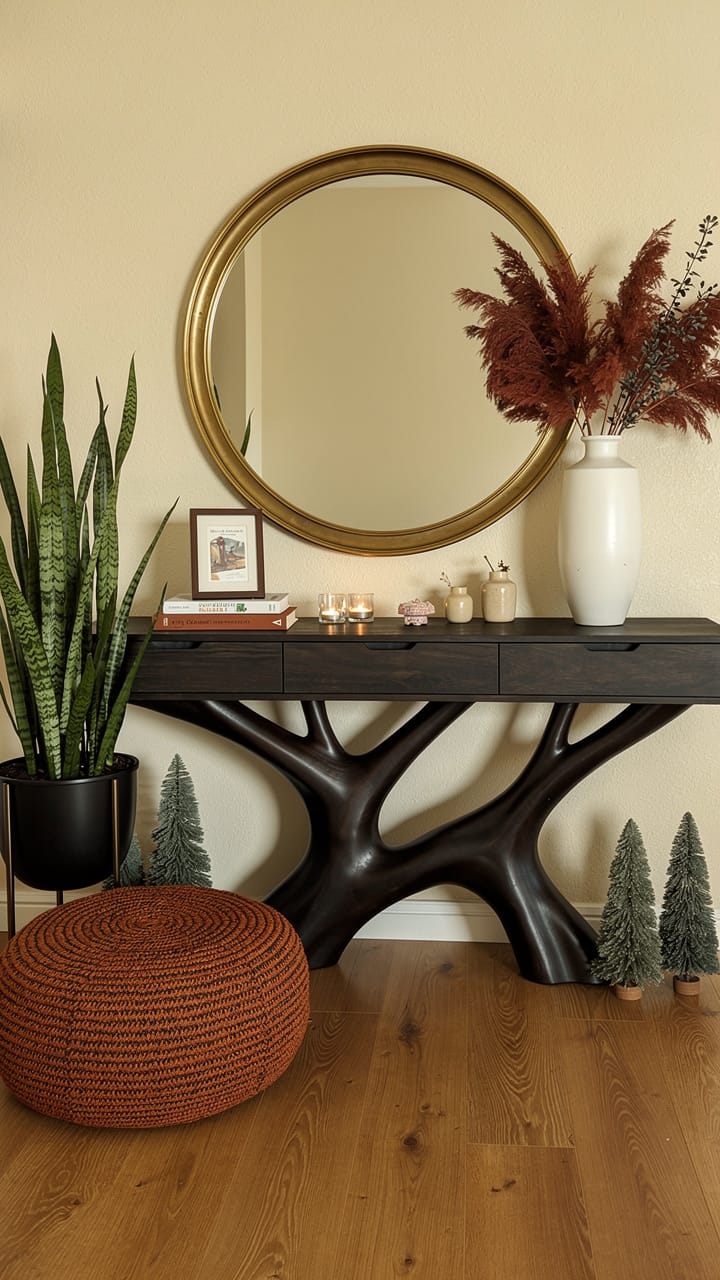 Customer photo review of Branchform Sculptural Console With Integrated Drawers
