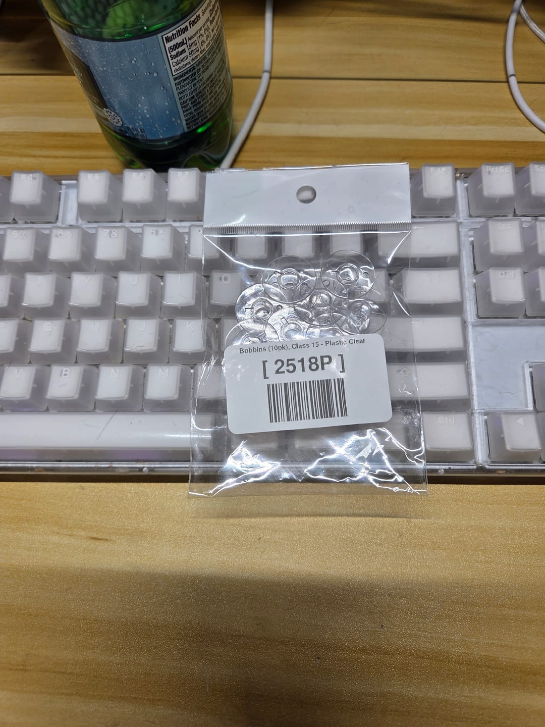 Customer photo review of Bobbins (10pk), Class 15 - Plastic