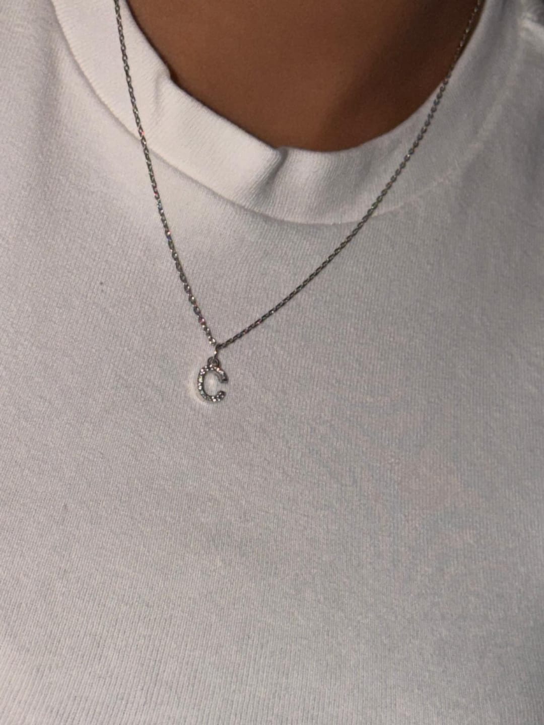 Customer photo review of Collar Little Inicial