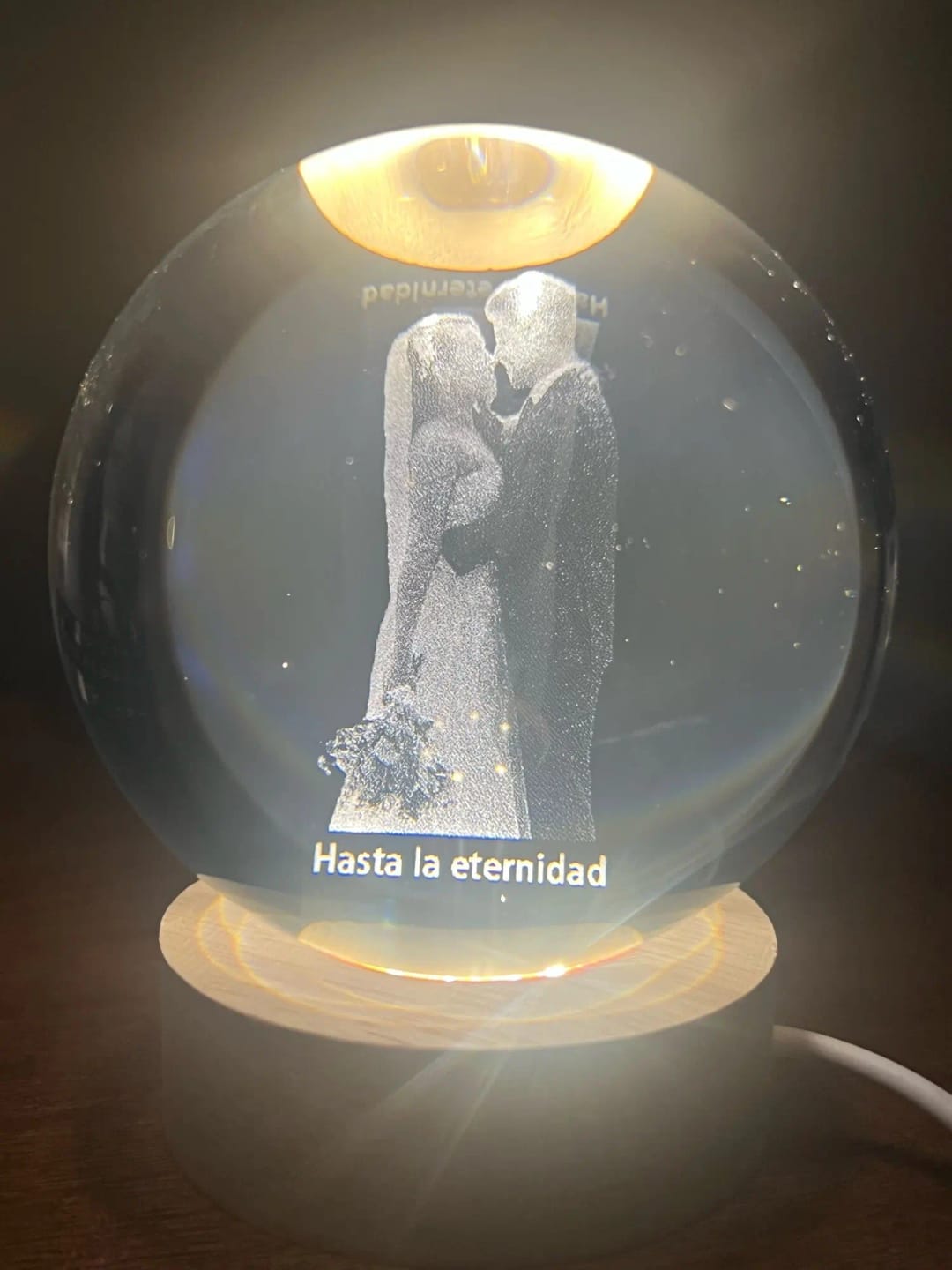 Customer photo review of Esfera Personalizada