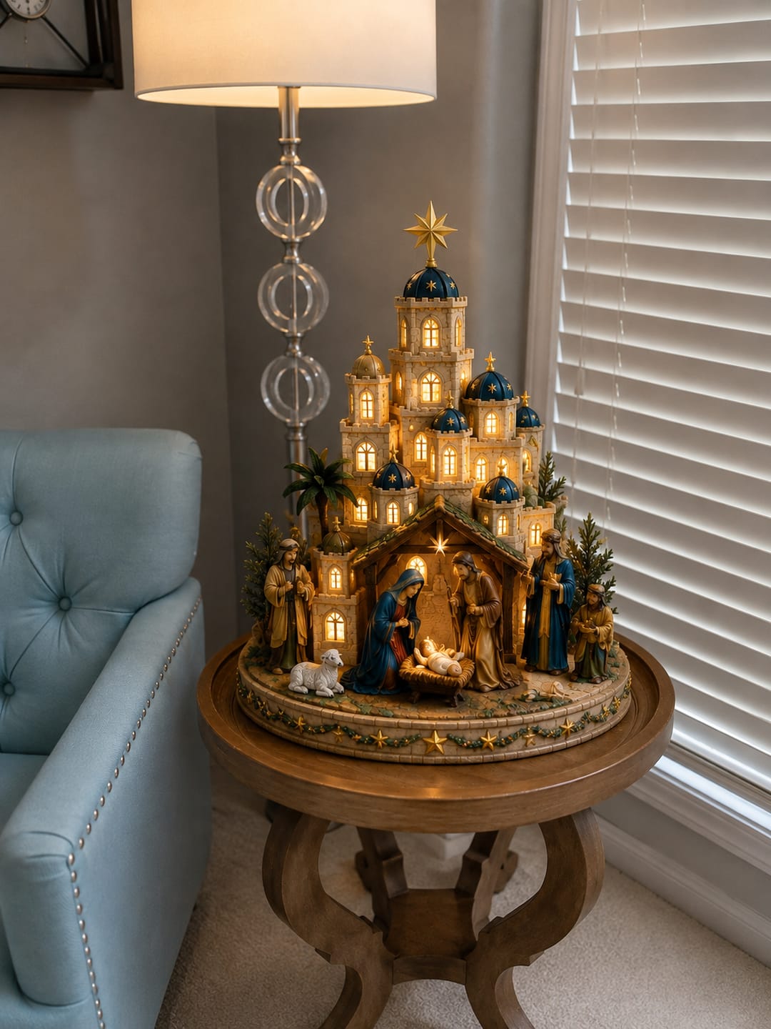 Customer photo review of Bethlehem Nativity Church Light Tower