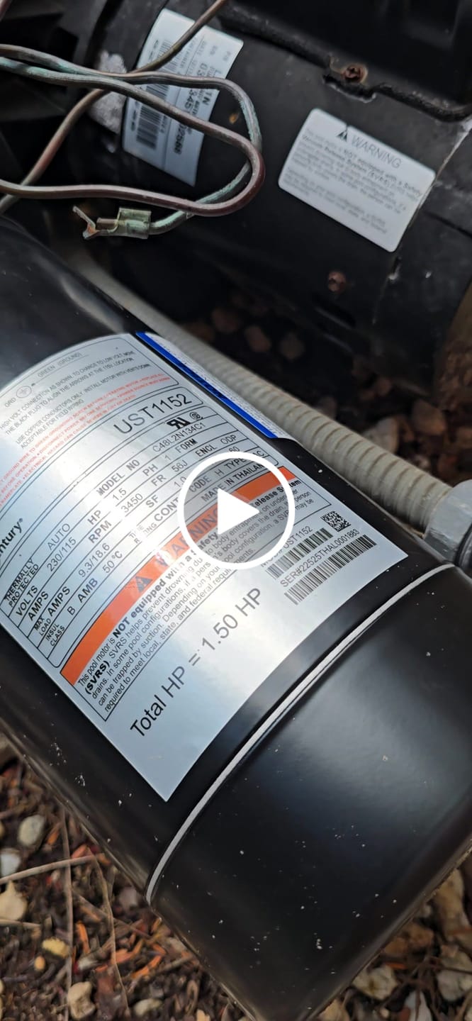 Customer video review of 1-1/2 HP Pump Motor 56J Frame - 115/230 Volts