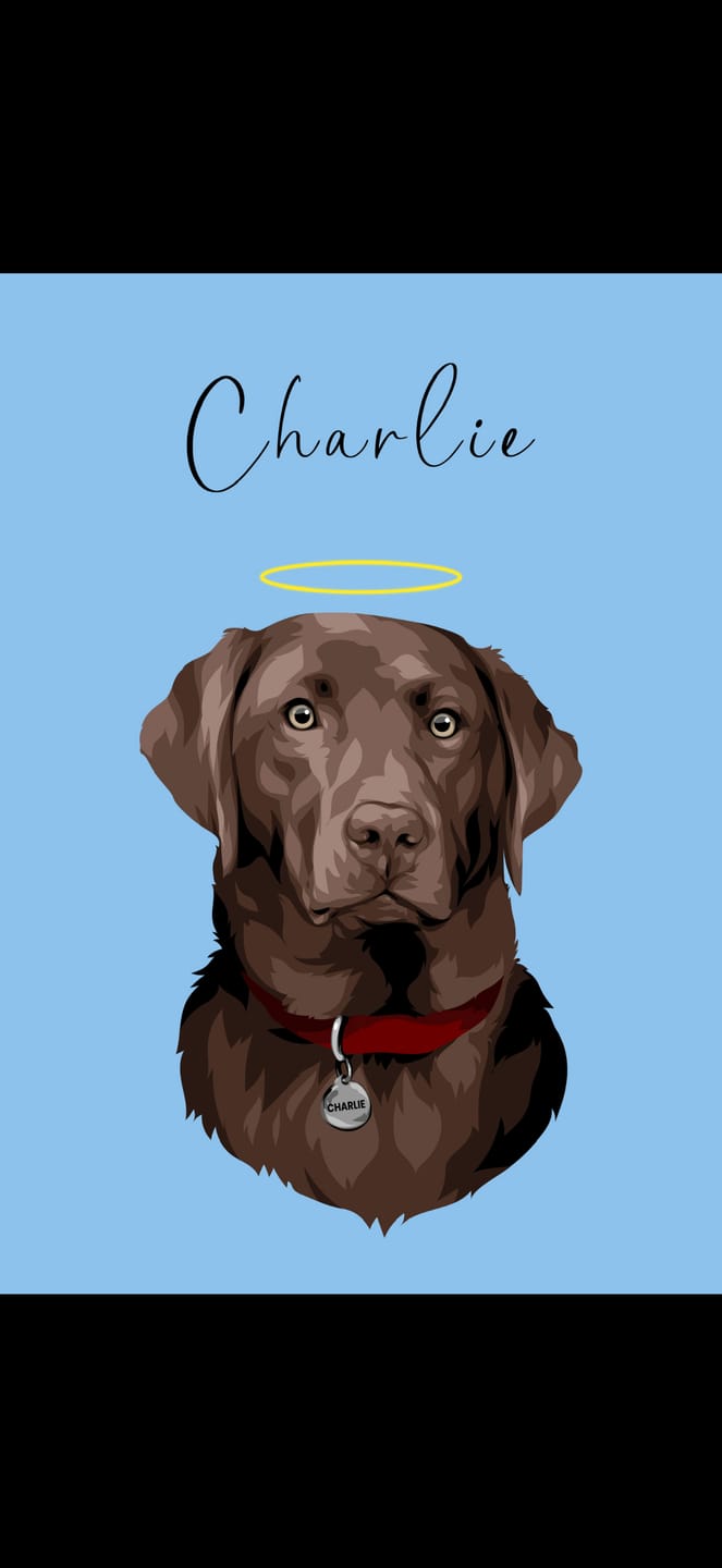 Customer photo review of Memorial Portrait