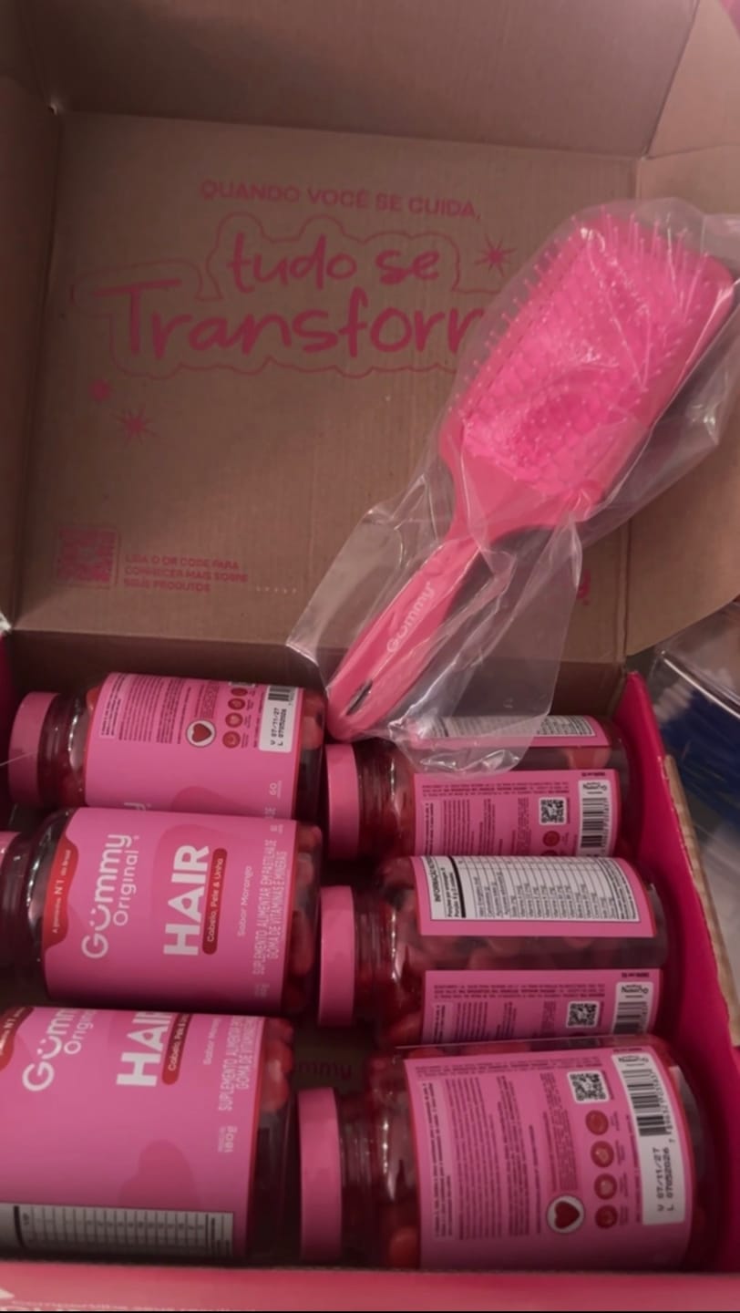 Customer photo review of 🎁 Escova Quadriculada Gummy® (100% off)