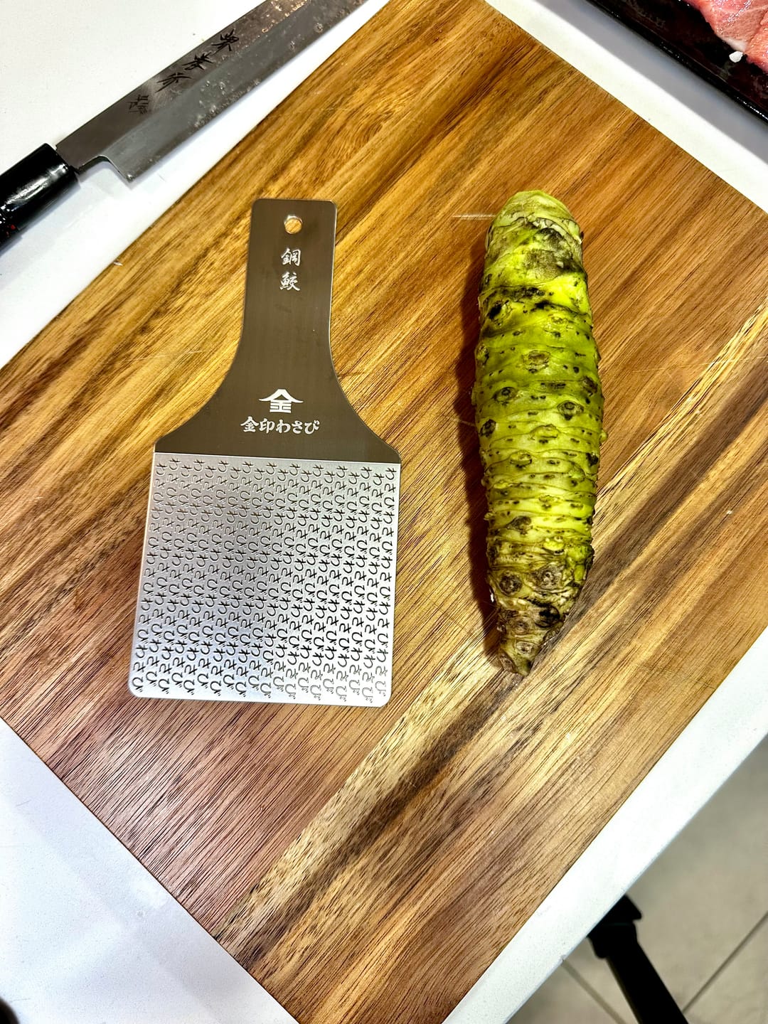 Customer photo review of Fresh Japanese Wasabi Root (Real Wasabi Rhizome)