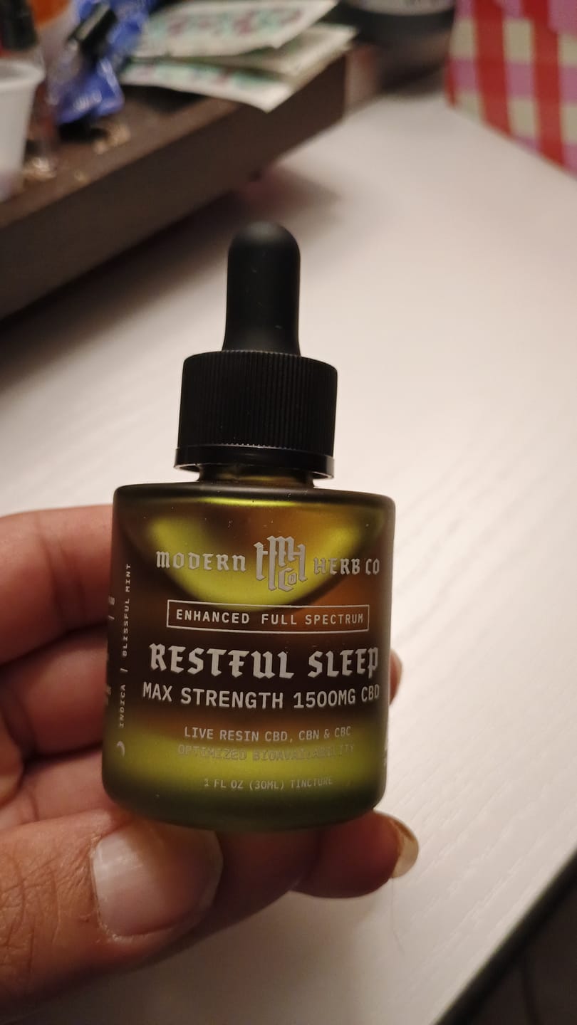 Customer photo review of Live Resin CBD Tincture