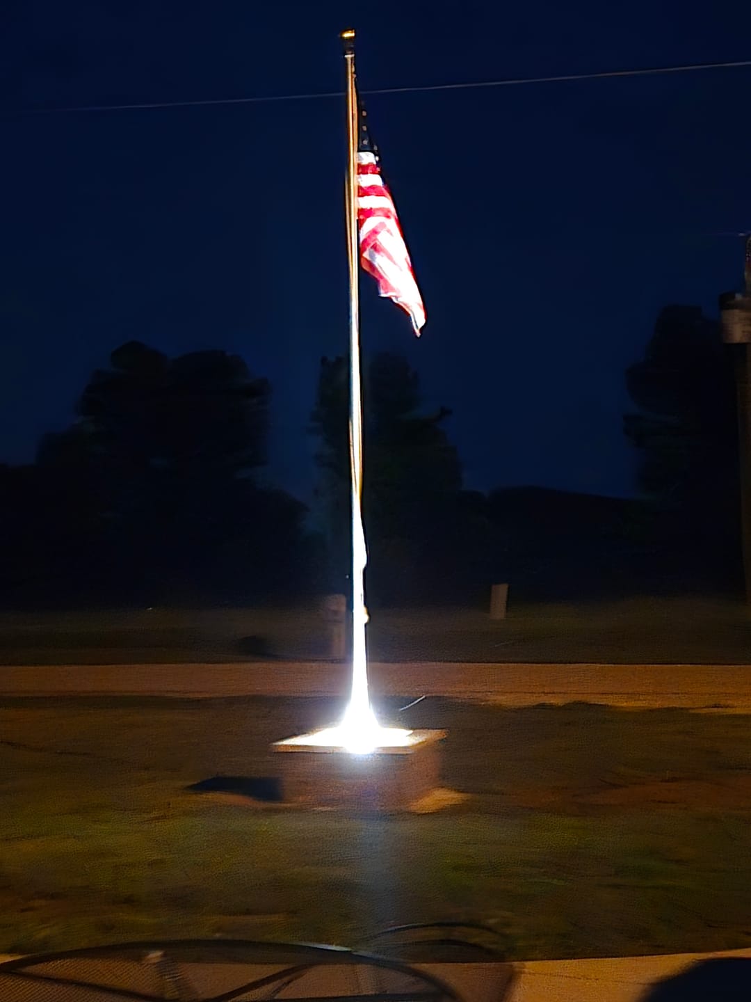 Customer photo review of 5' x 8' American Flag