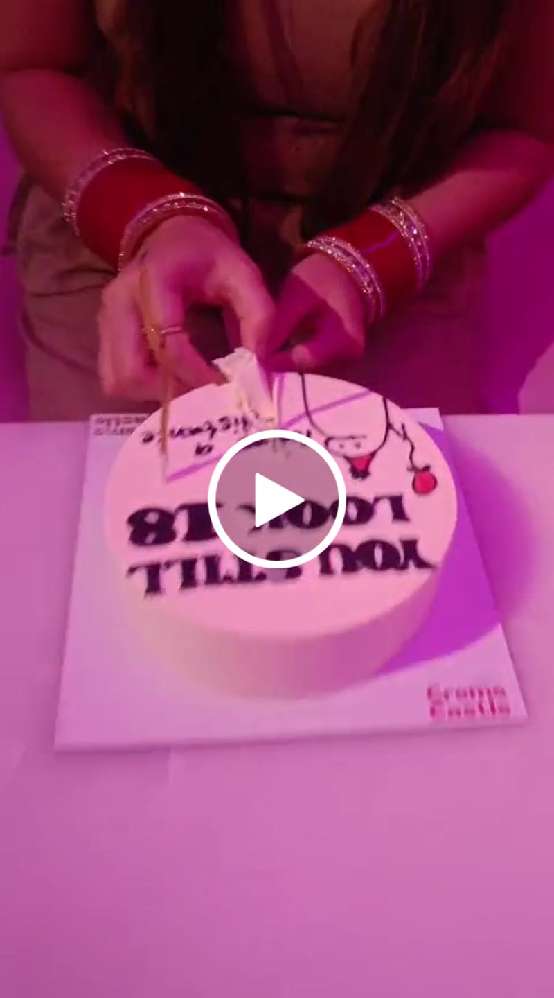 Customer video review of Teenager Meme Cake