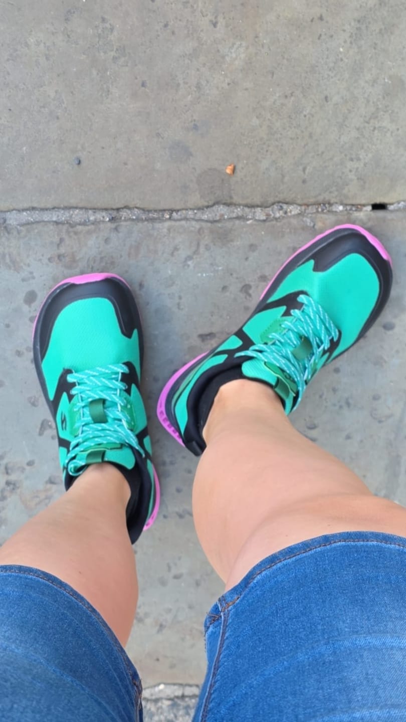 Customer photo review of Aurora - Wide Toe Sneakers