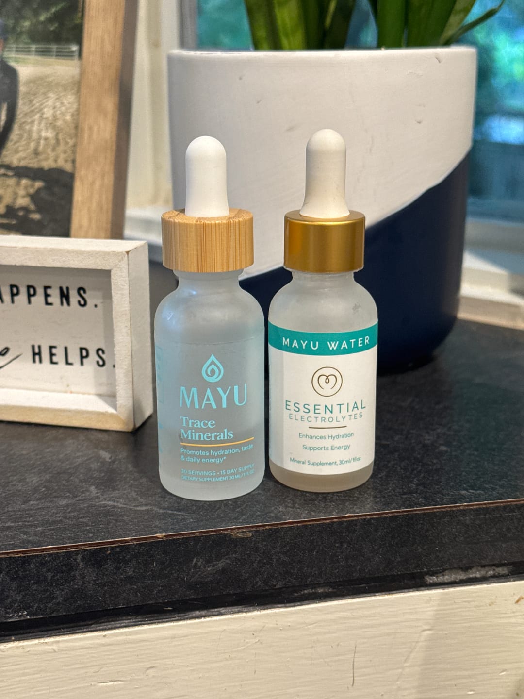 Customer photo review of Trace Mineral & Electrolyte Drops Sampler Kit