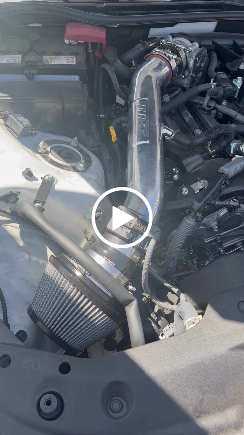 Customer video review of HPS Performance Air Intake Kit with Heat Shield, 2021-2025 Lexus IS350 3.5L V6, Polished 827-682P