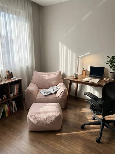Customer photo review of DODO BEAN BAG - BOUCLE CAMEL