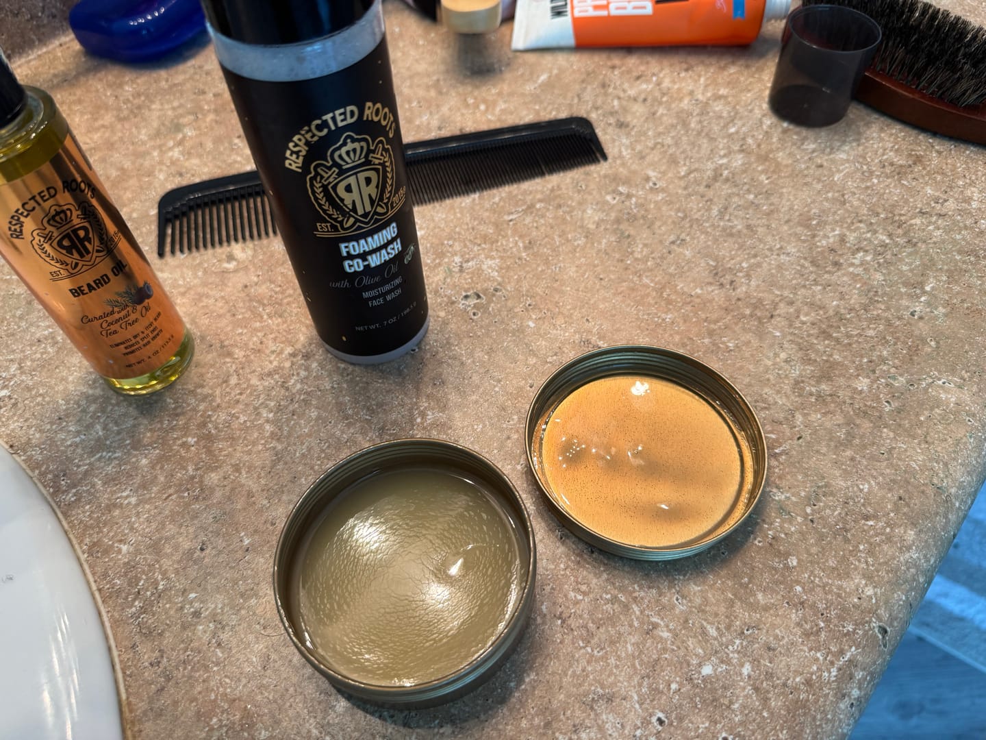 Customer photo review of Beard Care Kit