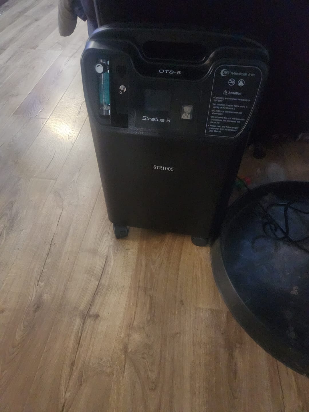 Customer photo review of 3B Medical Stratus 5 Oxygen Concentrator - Certified Pre-Owned