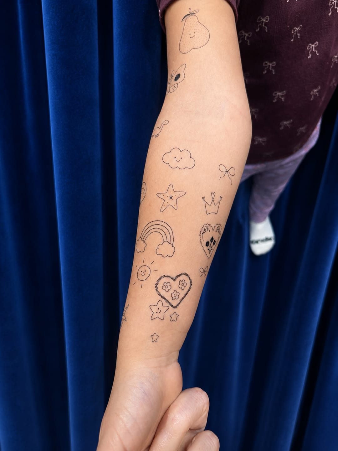 Customer photo review of Complete Temporary Tattoo Collection — All 6 Packs