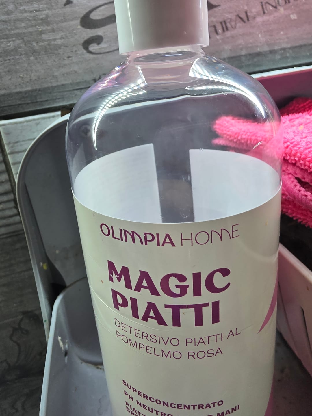 Customer photo review of Magic Piatti Ml.500 - Detersivo Piatti al Pompelmo Rosa