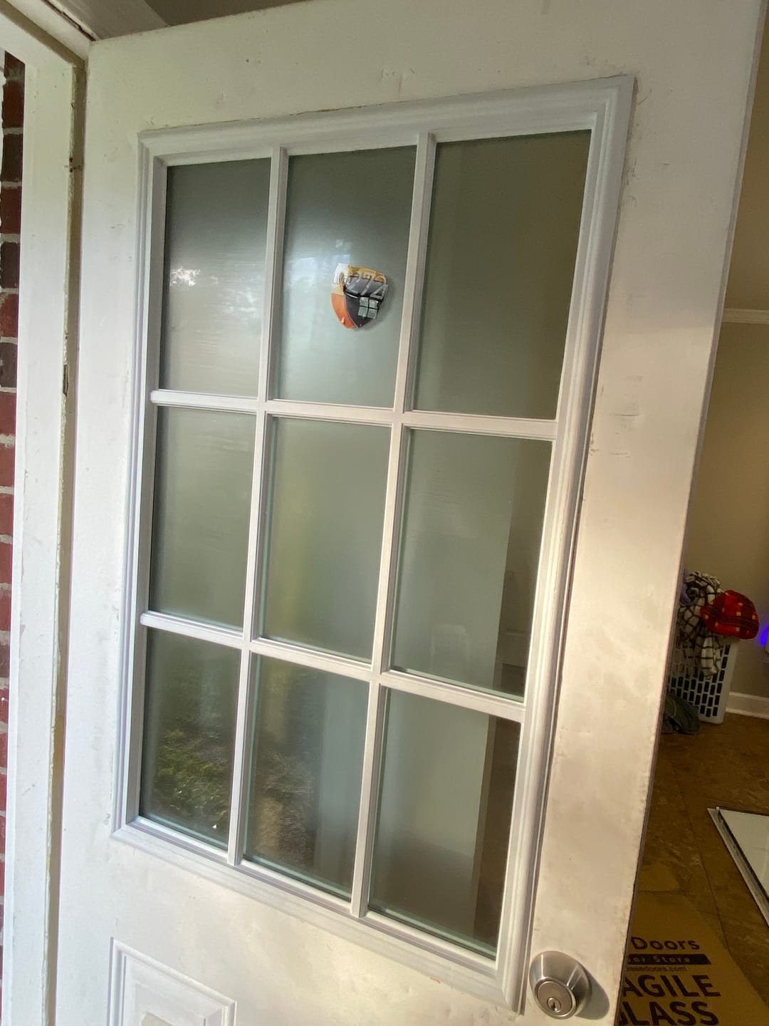 Customer photo review of Clear 9 Lite Glass and Frame Kit (Half Lite)