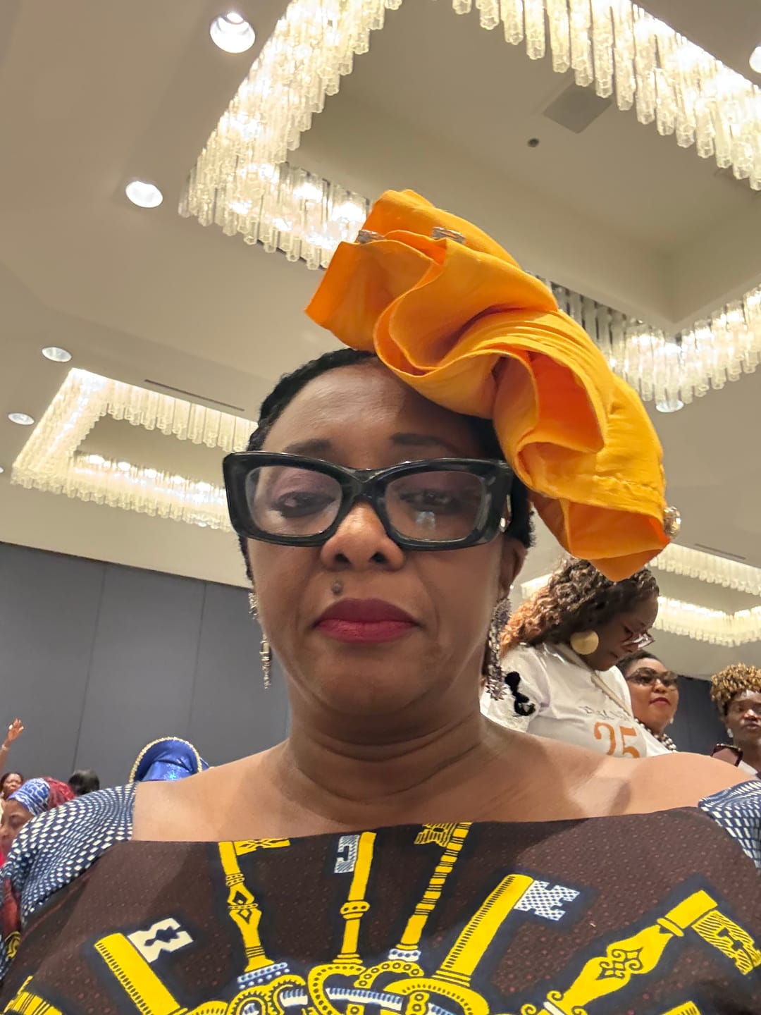 Customer photo review of The Duchess Silk Fascinator